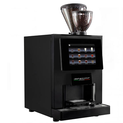 GGM Gastro Commercial Bean to Cup Coffee Machine - 30 Drink Options - 25.4 cm Touchscreen - 2 Bean Hopper(s) & 2 Instant Canister(s) - incl. Fresh Milk System for 2 Milk Types