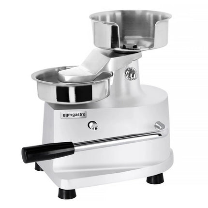GGM Gastro Commercial Burger Press - Manual - Adjustable - Smooth - Ø130mm