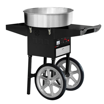 GGM Gastro Commercial Candy Floss Machine - Ø520mm - 1.08kW - Black