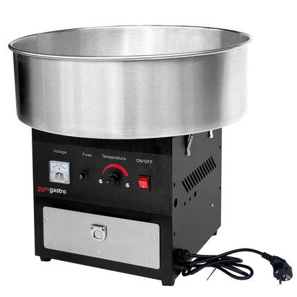 GGM Gastro Commercial Candy Floss Machine - Ø520mm - 950W - Black
