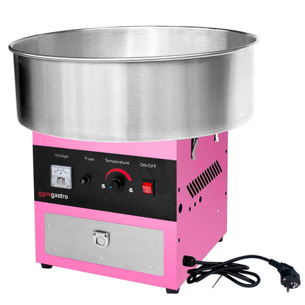 GGM Gastro Commercial Candy Floss Machine - Ø520mm - 950W - Pink