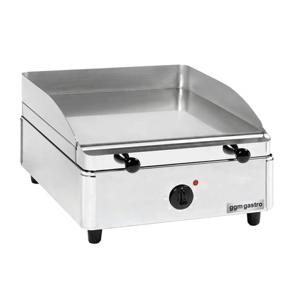 GGM Gastro Commercial Ceramic Glass Griddle - 3.5kW - Smooth Plate - Cooking area: 385x415mm