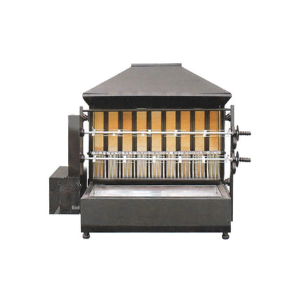 GGM Gastro Commercial Charcoal Rotisserie Chicken Grill - with 2 Skewers for up to 10 chickens