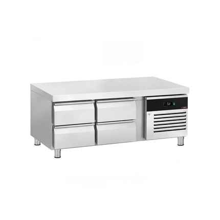 GGM Gastro Commercial Chef Base – 1600 mm – 191 Litres – 4 × GN 1/1 Drawers – with Fulterer Runners