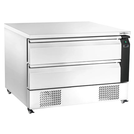 GGM Gastro Commercial Chef Base - +2 to +8°C - 1230mm - 2 Drawer - 6x GN 1/1