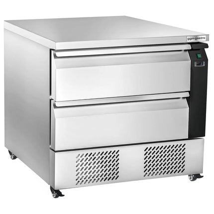 GGM Gastro Commercial Chef Base - +2 to +8°C - 905mm - 2 Drawer - 4x GN 1/1