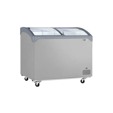 GGM Gastro Commercial Chest Freezer - 1030x650mm - 209 L - With 2 Sliding Glass Lids - For UK