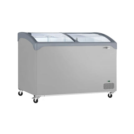 GGM Gastro Commercial Chest Freezer - 1320x650mm - 286 L - With 2 Sliding Glass Lids - For UK