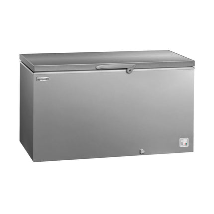 GGM Gastro Commercial Chest Freezer - 1504x695mm - 466 L - Stainless Steel Lid - For UK