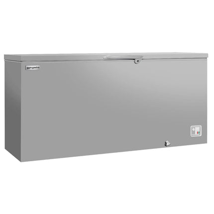 GGM Gastro Commercial Chest Freezer - 1804x695mm - 534 L - Stainless Steel Lid - incl. separating grid - For UK