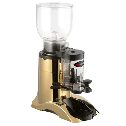 GGM Gastro Commercial Coffee Grinder - 2kg - with Dispenser (Doser) - Gold