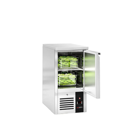 GGM Gastro Commercial Counter Fridge PREMIUM - 450x700mm - with 1 door - capacity 102 litres
