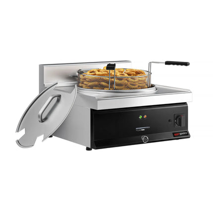 GGM Gastro Commercial Countertop Electric Fish Fryer - 25 litres - 14kW - Manual