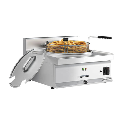 GGM Gastro Commercial Countertop Electric Fish Fryer - 25 litres - 15kW