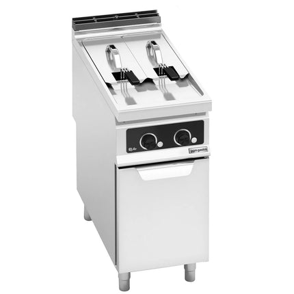 GGM Gastro Commercial Countertop Electric Twin Tank Fryer – 7+7 Litres – 16 kW – Bflex Digital