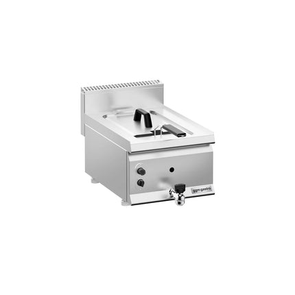 GGM Gastro Commercial Countertop Gas Fryer - 8 litres - 6kW - Manual - with drain tap