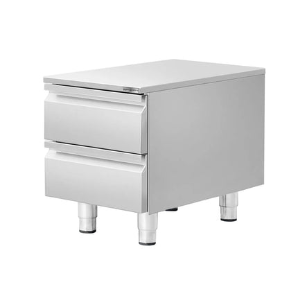 GGM Gastro Commercial Drawer Cabinet - Stainless Steel - with 2 Drawers - 400x560mm