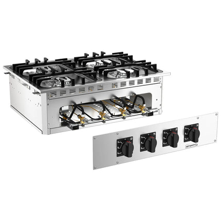 GGM Gastro Commercial Drop-in Gas Hob – 30 kW – 4 Burners