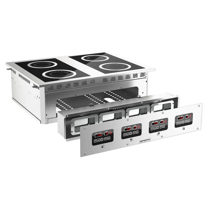 GGM Gastro Commercial Drop-in Induction Hob – 12 kW – 4 Cooking Zones
