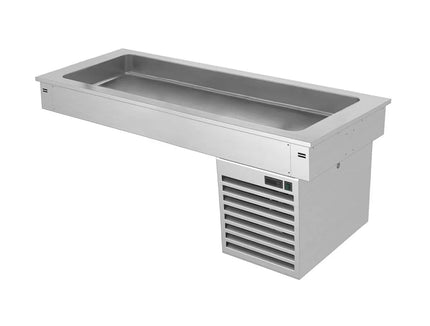 GGM Gastro Commercial Drop-in Refrigerated Well - 1500mm - +2 to +8°C - 4x GN 1/1 - 390W
