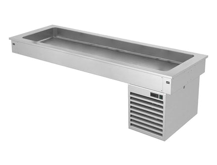 GGM Gastro Commercial Drop-in Refrigerated Well - 1800mm - +2 to +8°C - 5x GN 1/1 - 410W