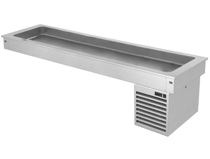 GGM Gastro Commercial Drop-in Refrigerated Well - 2100mm - +2 to +8°C - 6x GN 1/1 - 410W