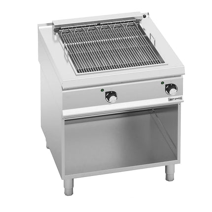 GGM Gastro Commercial Electric Chargrill Paolo 900 Series - 10.8kW - Freestanding - with Leg Stand - 900mm Deep