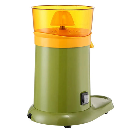 GGM Gastro Commercial Electric Citrus Juicer - 180W - 4.24kg - with press arm, dishwasher-safe removable parts, anti-drip spout - Aluminium & Stainless Steel