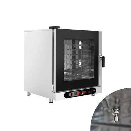 GGM Gastro Commercial Electric Combi Oven - Digital Controls - 6x GN 1/1 or 6x EN 600x400 - incl. Automatic washing system, Wi‑Fi & USB, Humidity control