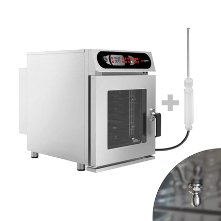 GGM Gastro Commercial Electric Combi Oven- Digital Controls - 6x GN 1/1 - Slimline - incl. Automatic washing system & Core temperature probe