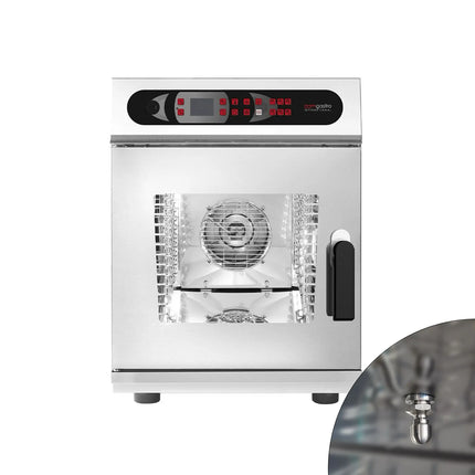 GGM Gastro Commercial Electric Combi Oven- Digital Controls - 6x GN 2/3 - Slimline - incl. Automatic washing system & Core temperature probe