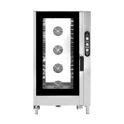 GGM Gastro Commercial Electric Combi Oven- Manual Controls - 20x GN 1/1 - incl. Trolley