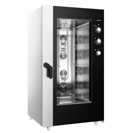 GGM Gastro Commercial Electric Combi Oven - Manual Controls - 20x GN 1/1 - incl. Trolley rack