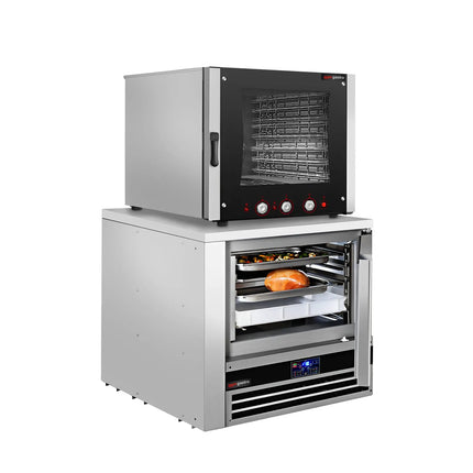 GGM Gastro Commercial Electric Combi Oven- Manual Controls - 6x GN 1/1 or 6x EN 600x400 - incl. Blast Chiller 5x GN 1/1
