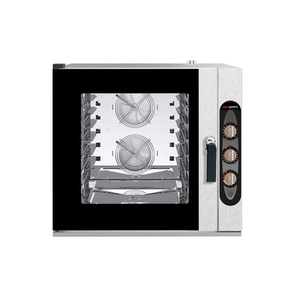 GGM Gastro Commercial Electric Combi Oven - Manual Controls - 7x GN 1/1 - incl. Mounting brackets