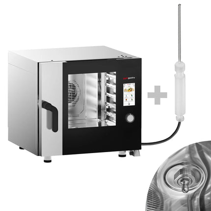 GGM Gastro Commercial Electric Combi Oven - Touchscreen Controls - 5x GN 1/1 - incl. Automatic washing system & Core temperature probe