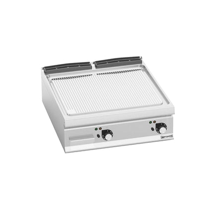 GGM Gastro Commercial Electric Griddle - 13.2kW - Ribbed Plate