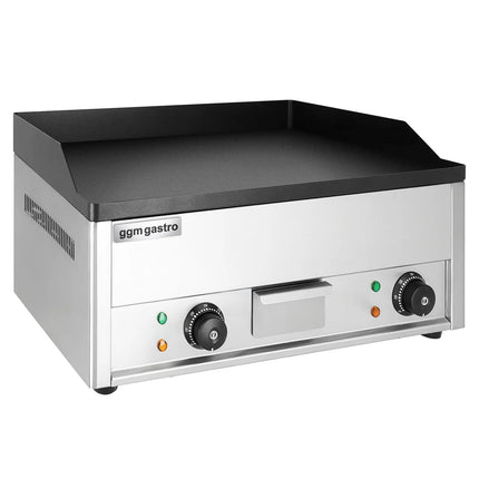 GGM Gastro Commercial Electric Griddle - 4.4kW - Smooth Plate - Cooking area: 600x335mm
