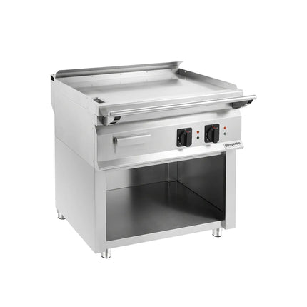GGM Gastro Commercial Electric Griddle - 9.0kW - Smooth Plate - Cooking area: 795x585mm - on Stand