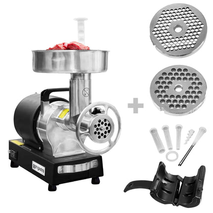 GGM Gastro Commercial Electric Meat Mincer - Size 12 - 200-240kg/h - 550 W