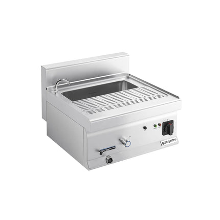 GGM Gastro Commercial Electric Pasta Cooker - Single Tank - Countertop - 28L - 9kW - with Drain Tap