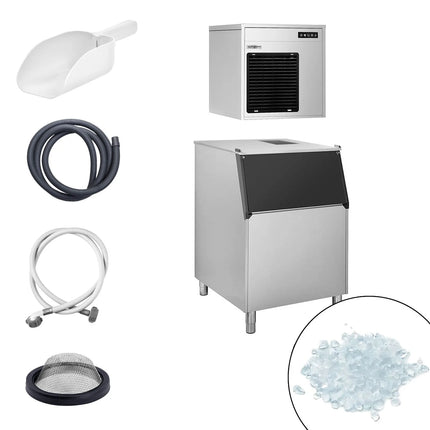GGM Gastro Commercial Flake Ice Machine - Modular - 220kg/24h - incl. Ice Storage Bin