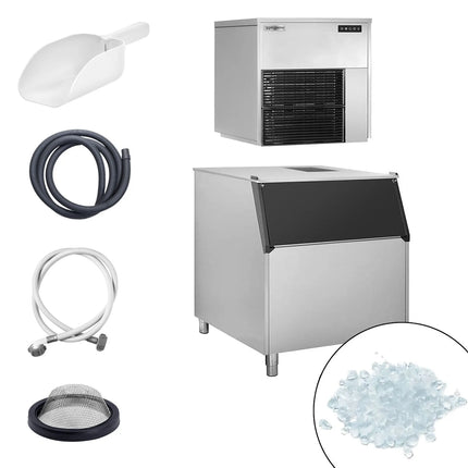 GGM Gastro Commercial Flake Ice Machine - Modular - 550kg/24h - incl. Ice Storage Bin