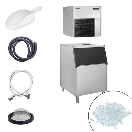 GGM Gastro Commercial Flake Ice Machine - Modular - 550kg/24h - incl. Ice Storage Bin