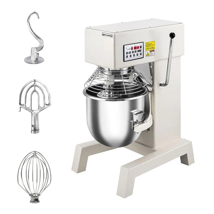 GGM Gastro Commercial Floor Standing Planetary Mixer - 20L - 1,1kW - incl. 3 attachments - Digital