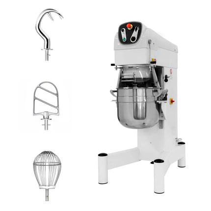 GGM Gastro Commercial Floor Standing Planetary Mixer - 40L - 1,5kW - incl. 3 attachments