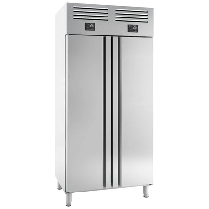 GGM Gastro Commercial Fridge Freezer Combination Stainless steel PREMIUM PLUS - GN 1/1 - 745L - with 2 doors