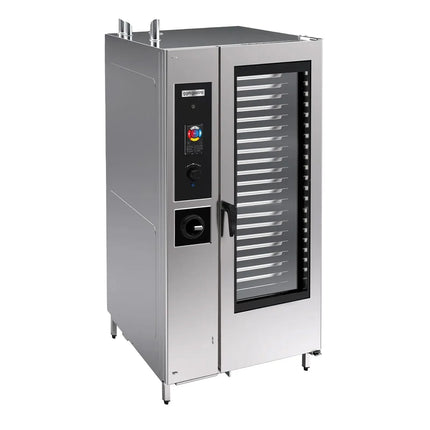 GGM Gastro Commercial Gas Combi Oven – Touch Control – 40 × GN 1/1 – with Automatic Cleaning System, Core Temperature Probe, Boiler, Rack