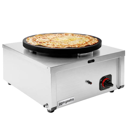 GGM Gastro Commercial Gas Crepe Maker - Thermostatic Control - Single - 400mm