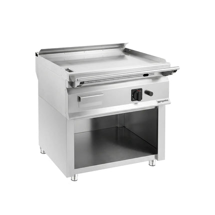 GGM Gastro Commercial Gas Griddle - 12.0kW - Smooth Plate - Cooking area: 795x585mm - on Stand